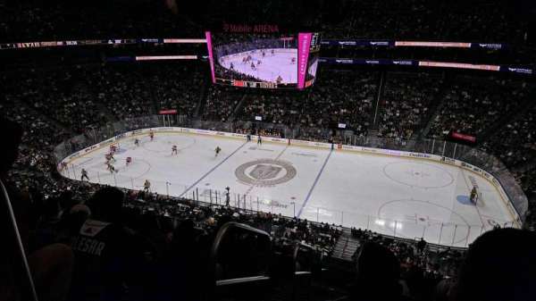 T-Mobile Arena, section: 225, row: H, seat: 1