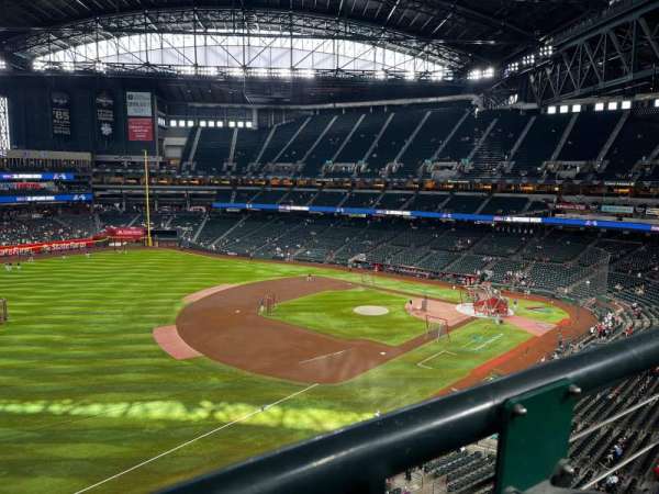 Chase Field, section: 327, row: 1, seat: 18