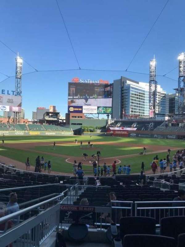 Truist Park, section: 126, row: 3, seat: 1