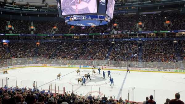 Rogers Arena, section: 116, row: 21
