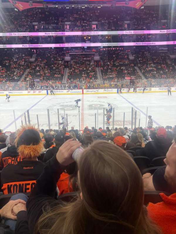 Xfinity Mobile Arena, section: 113, row: 16, seat: 9