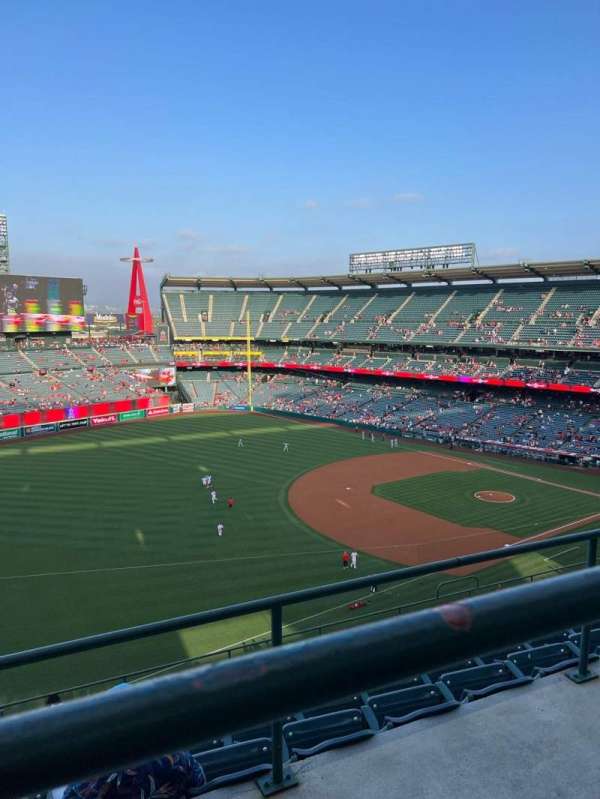 Angel Stadium, section: 509, row: A, seat: 6