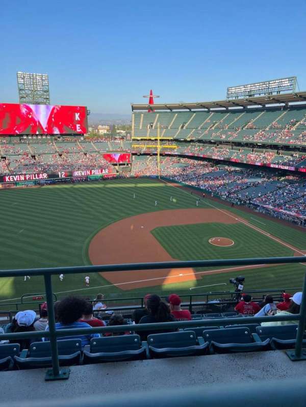 Angel Stadium, section: 512, row: A, seat: 8