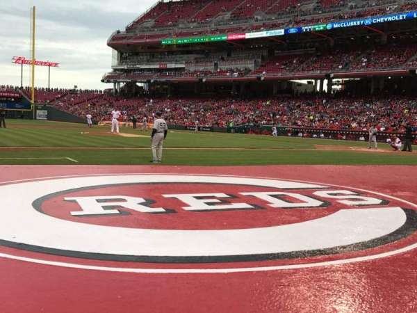 Great American Ball Park, section: 115, row: EE, seat: 7