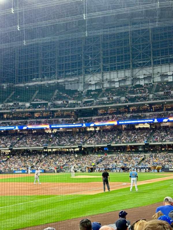 American Family Field, section: FOB126, row: 6, seat: 17