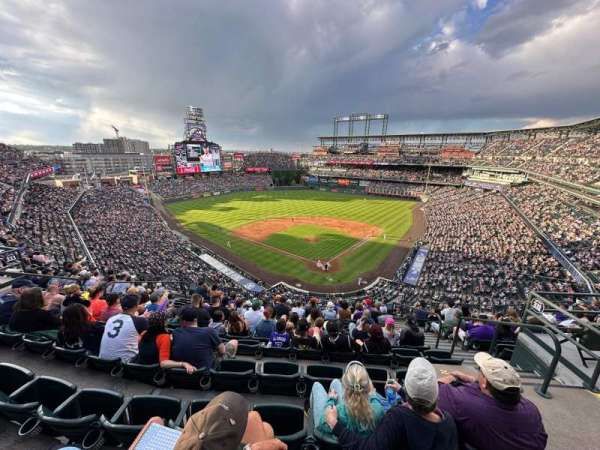 Coors Field, section: U332, row: 10
