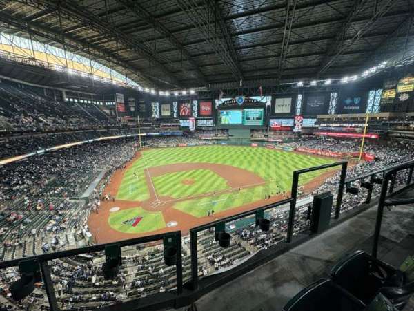 Chase Field, section: 313, row: 2, seat: 4