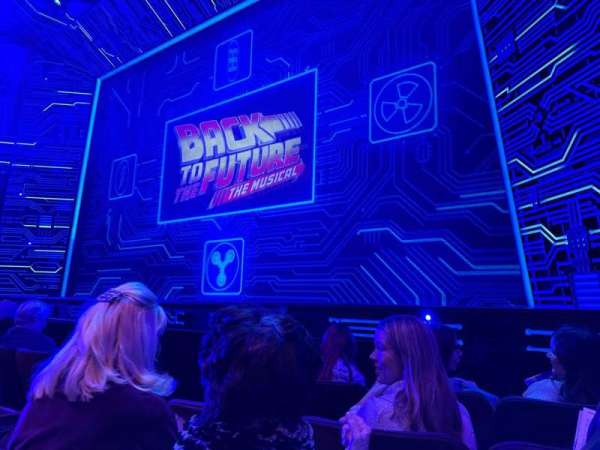 Winter Garden Theatre, section: Orchestra R, row: D, seat: 6