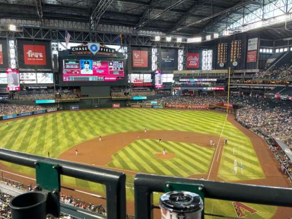 Chase Field, section: 319, row: 1, seat: 11