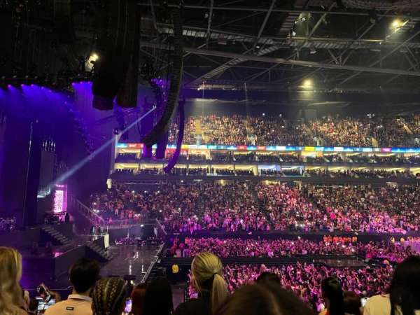 The O2, London, section: 101, row: R, seat: 23