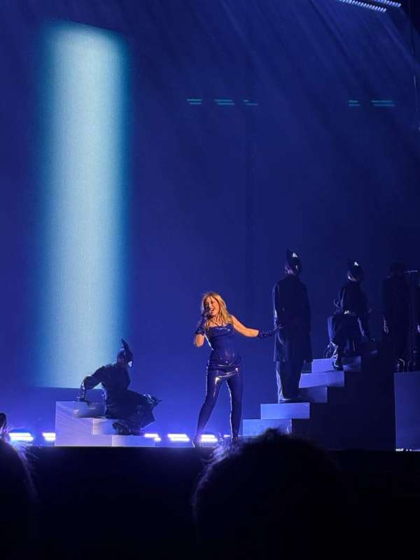 The O2, London, section: Floor A1, row: F, seat: 9
