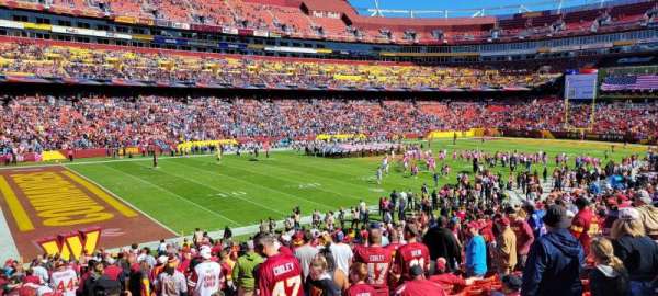 Northwest Stadium, section: 105, row: 28, seat: 15