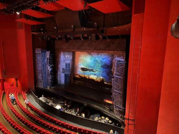 San Diego Civic Theatre, section: Upper Loge R, row: B, seat: 4