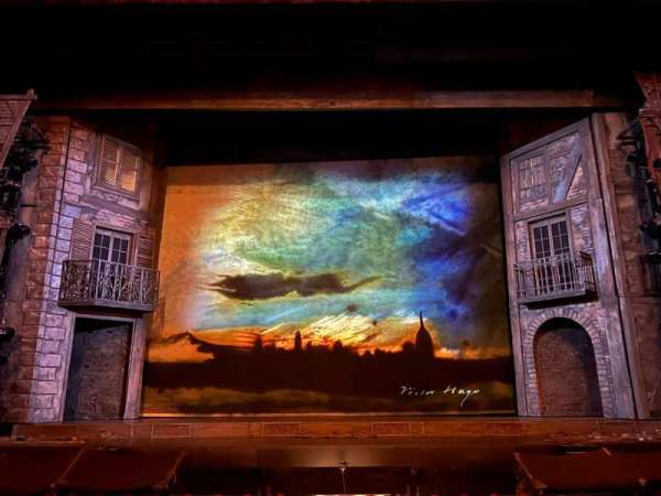 Hollywood Pantages Theatre, section: Orchestra C, row: F, seat: 107