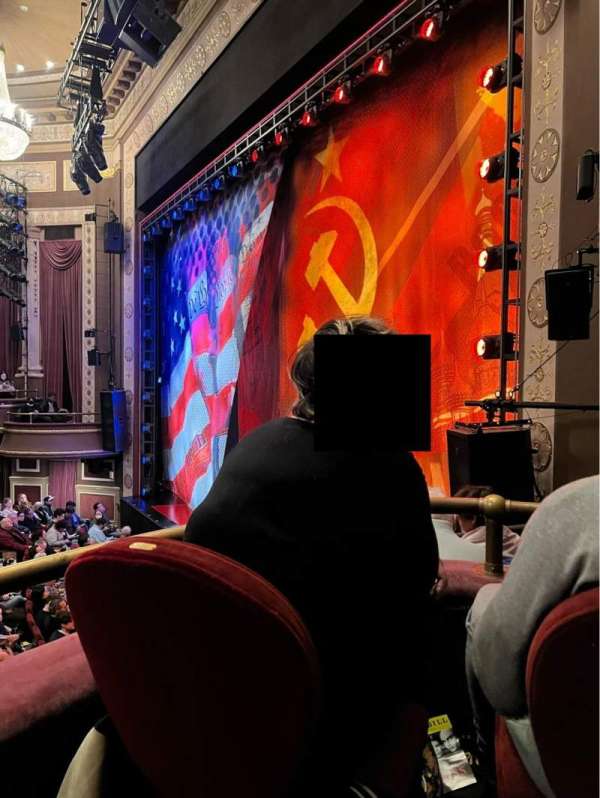 Imperial Theatre, section: Middle Right Box, row: BB, seat: 4