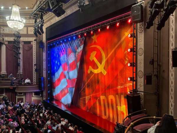 Imperial Theatre, section: Rear Right Box, row: CC, seat: 4