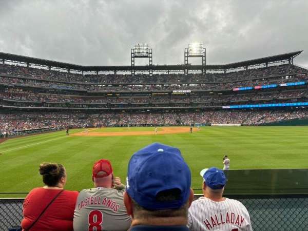Citizens Bank Park, section: 105, row: 4, seat: 2