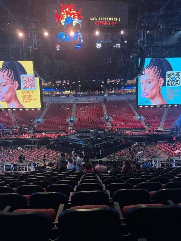 KFC Yum! Center, section: 116, row: AA, seat: 9