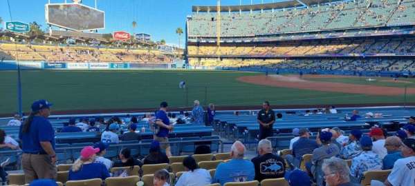 Dodger Stadium, section: 39FD, row: H, seat: 4