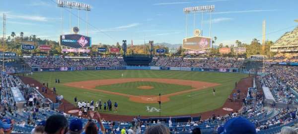 Dodger Stadium, section: 101LG, row: H, seat: 7