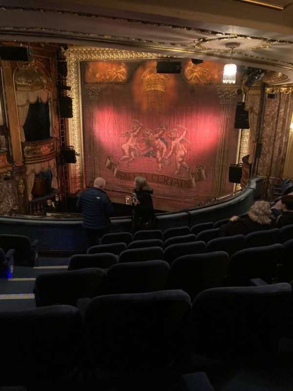 Theatre Royal Haymarket, section: Royal Circle, row: G, seat: 3