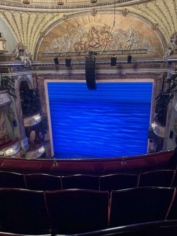 Novello Theatre, section: Grand Circle, row: D, seat: 5