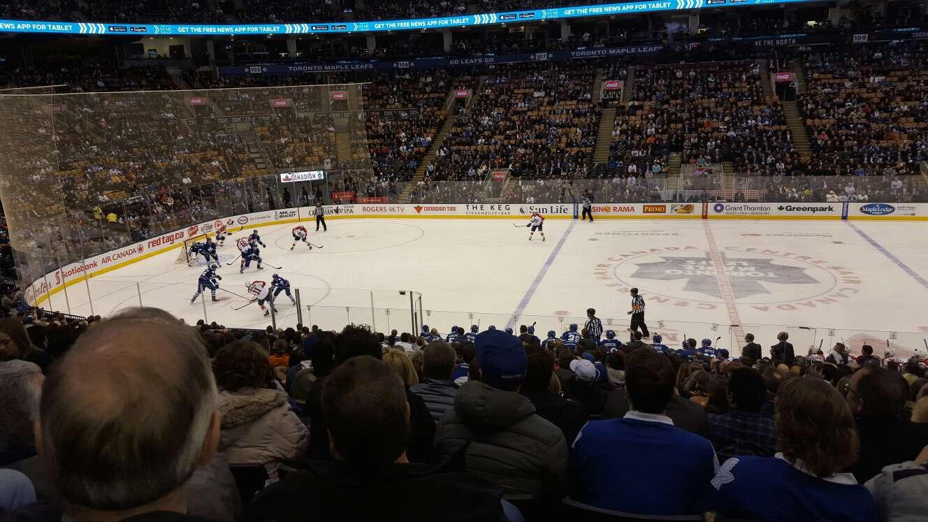 Scotiabank Arena Section 119 Row 21 