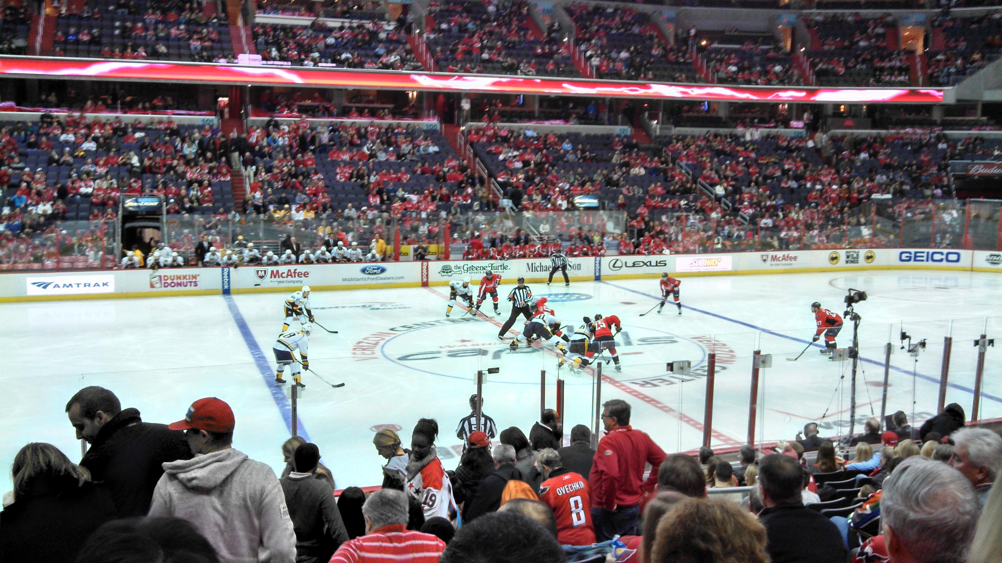 Capital One Arena Section 110 Row P 