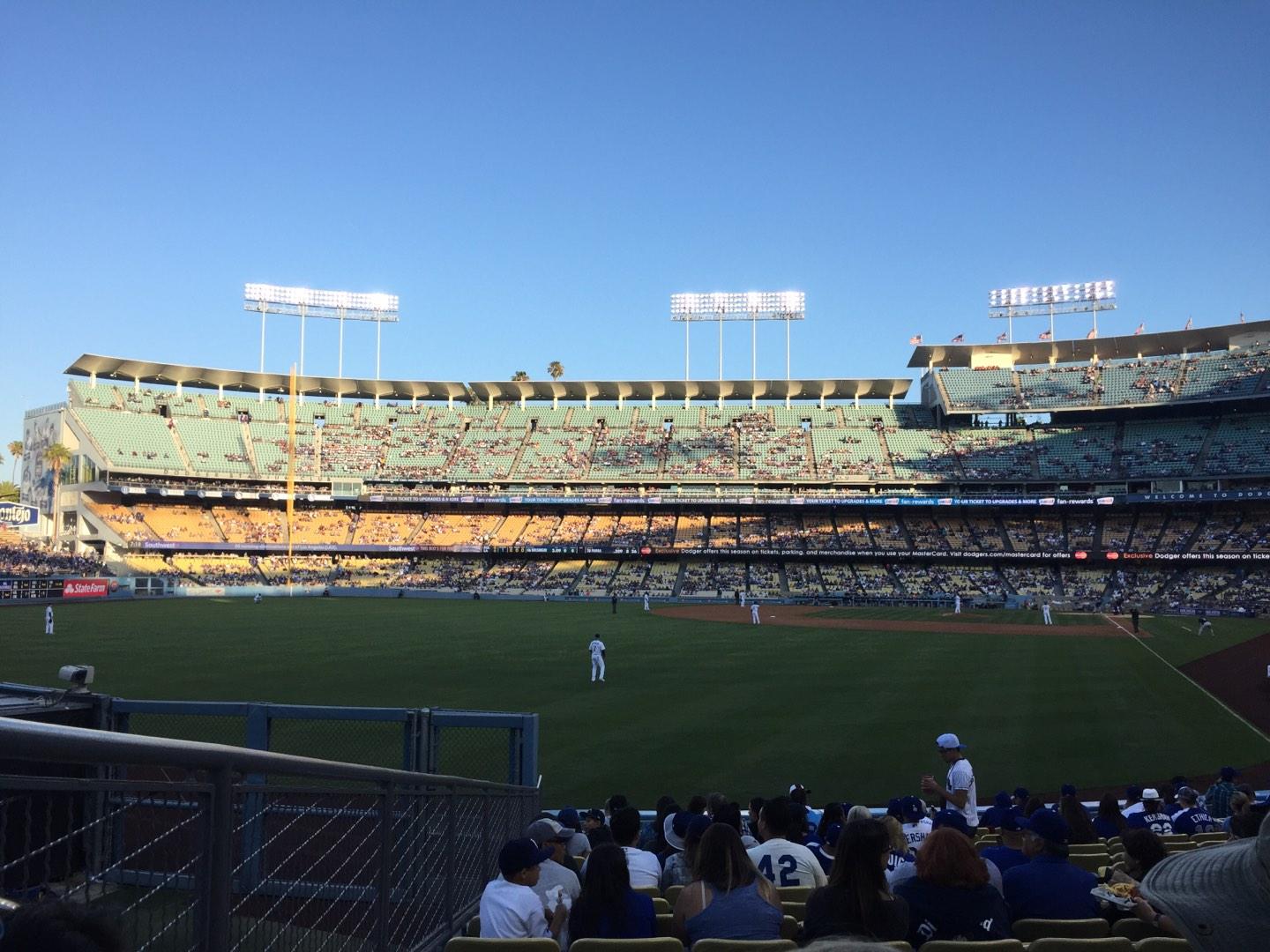 Dodger Stadium Section 53FD Row R Seat 7
