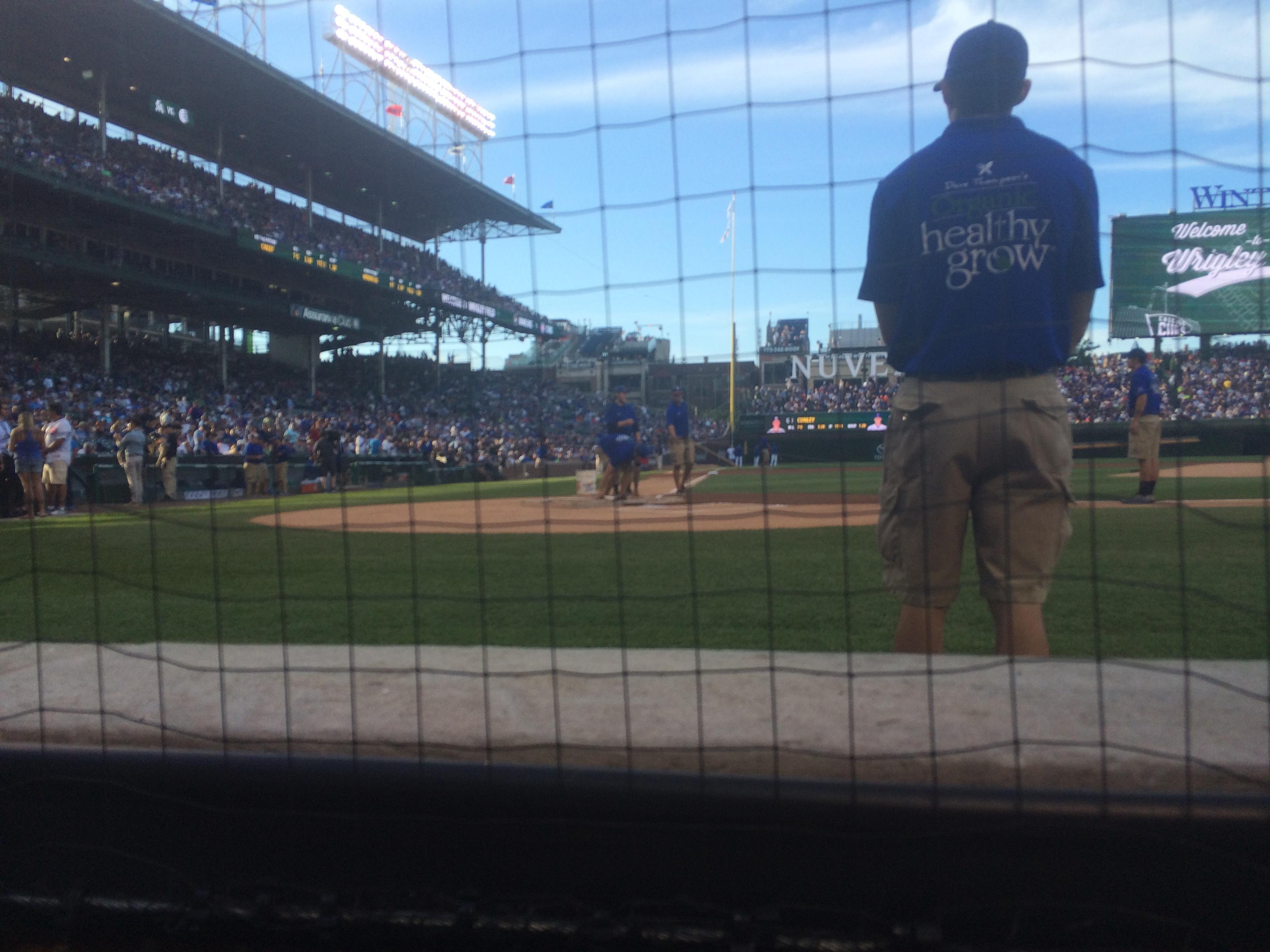 Wrigley Field Section AA21 Row 1 