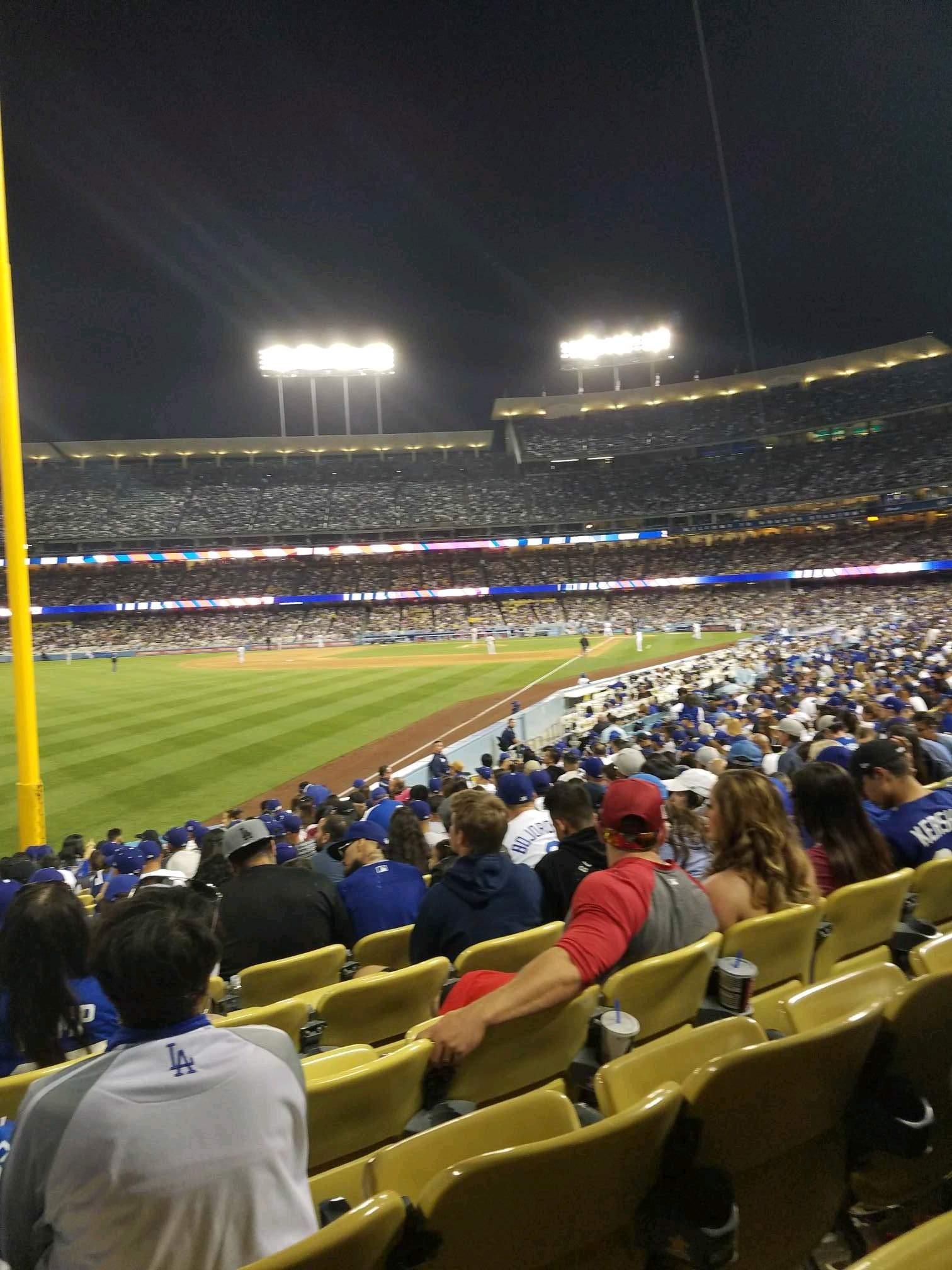 Dodger Stadium Section 49FD Row R Seat 20
