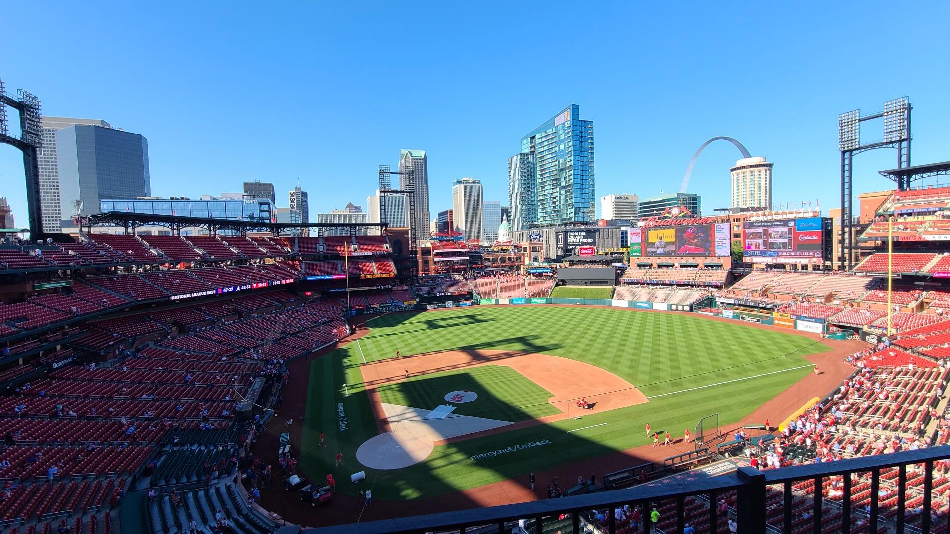 Busch Stadium Section 347 Row 2 Seat 9