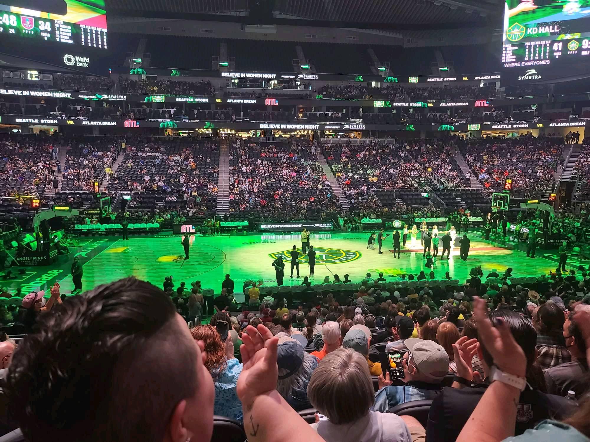 Climate Pledge Arena Section 14 Row R Seat 22