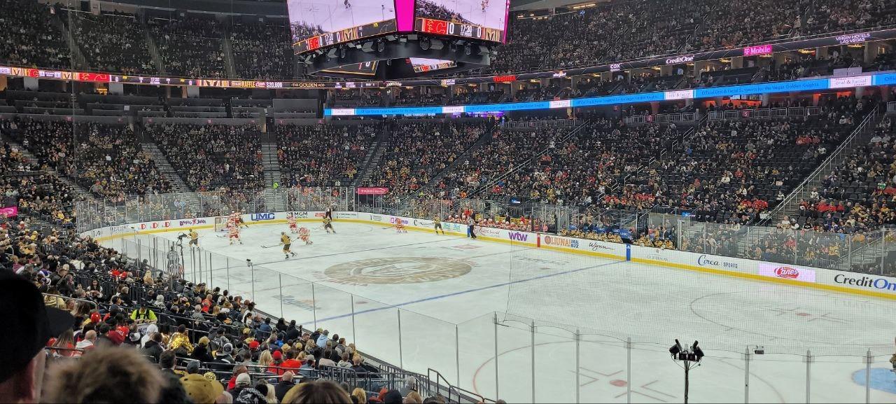 T-Mobile Arena Section 18 Row R Seat 17
