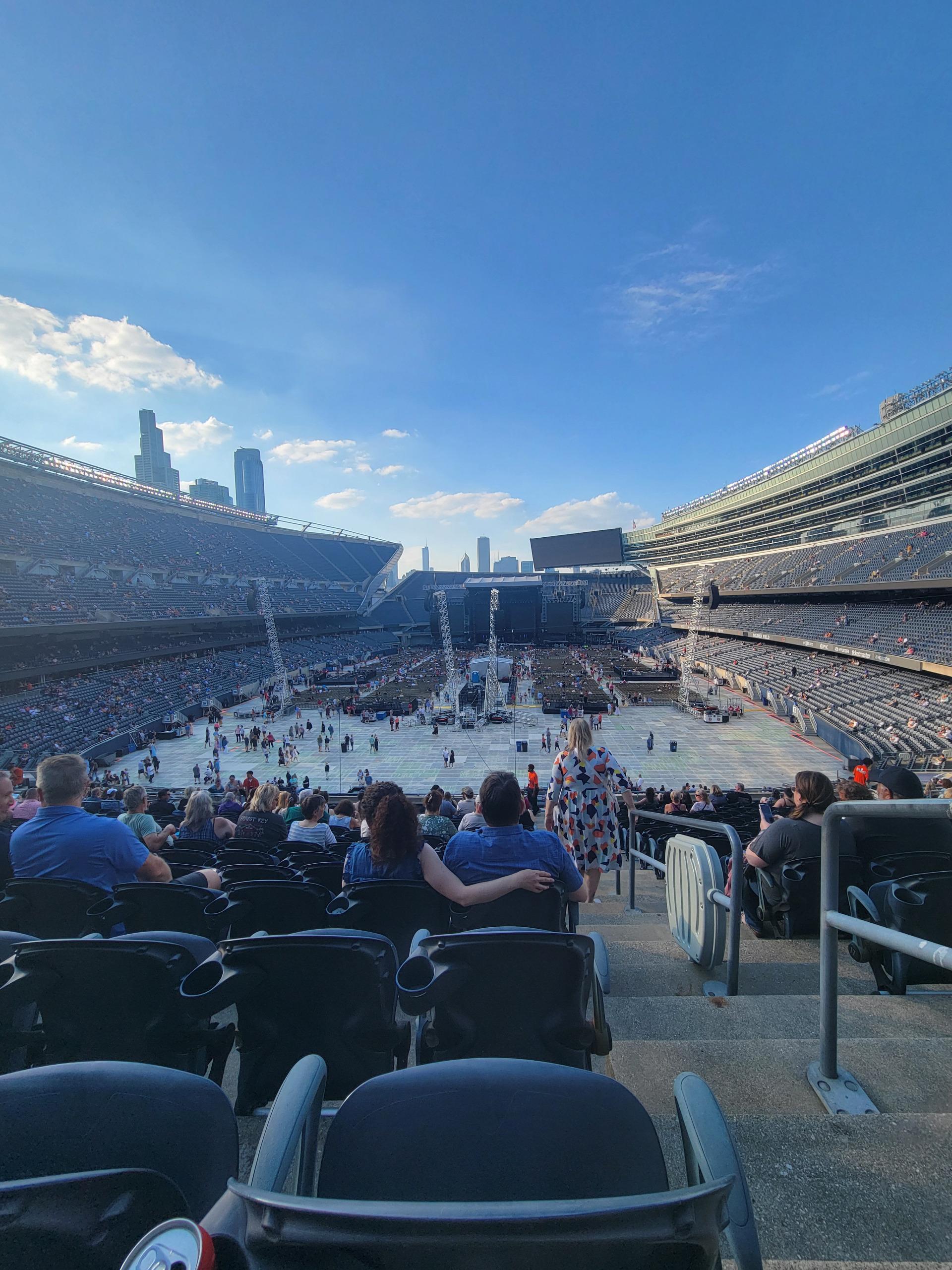 Soldier Field Section 222 Row 20 Seat 19