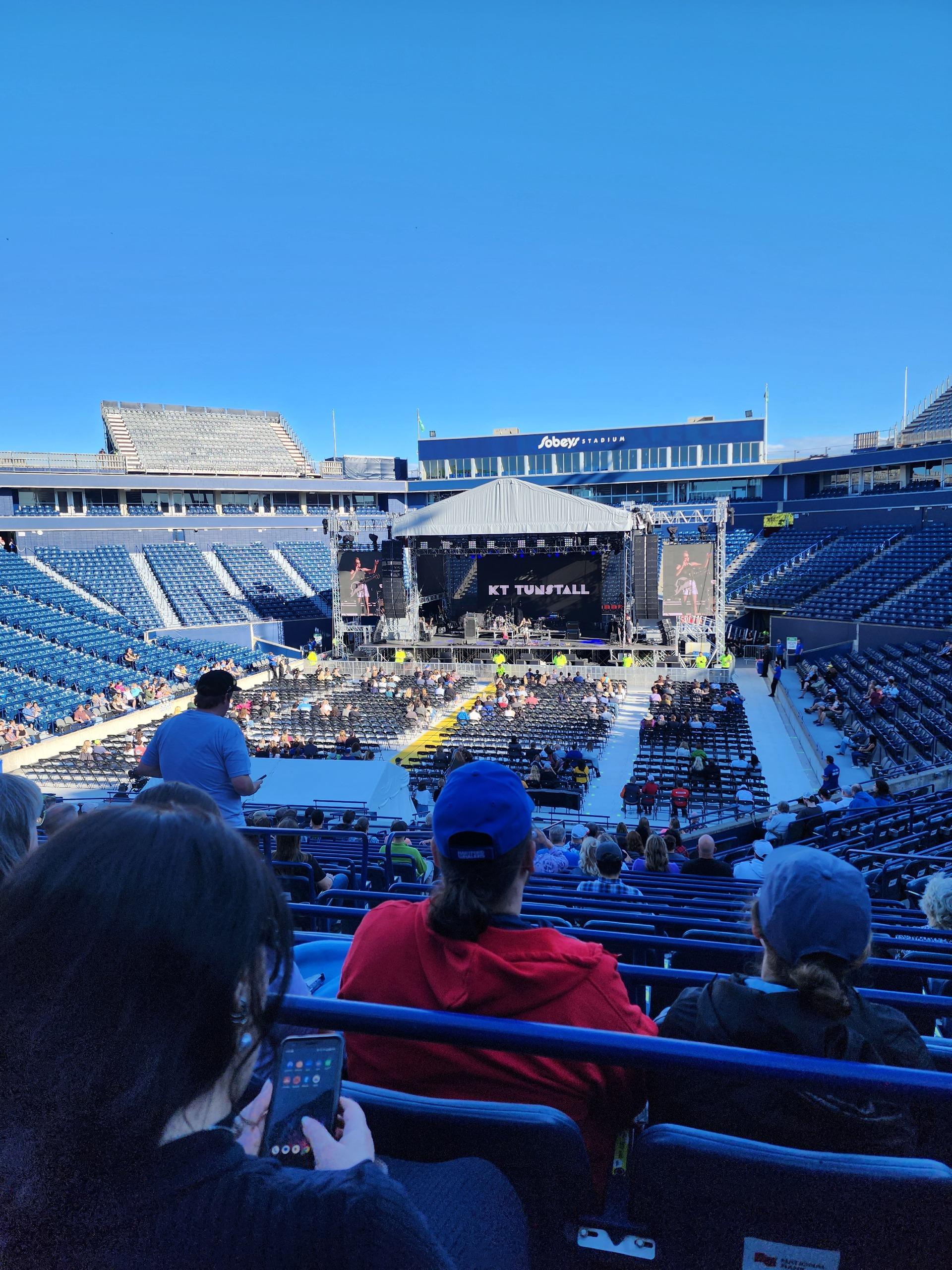 Sobeys Stadium Section 101 Row R Seat 12