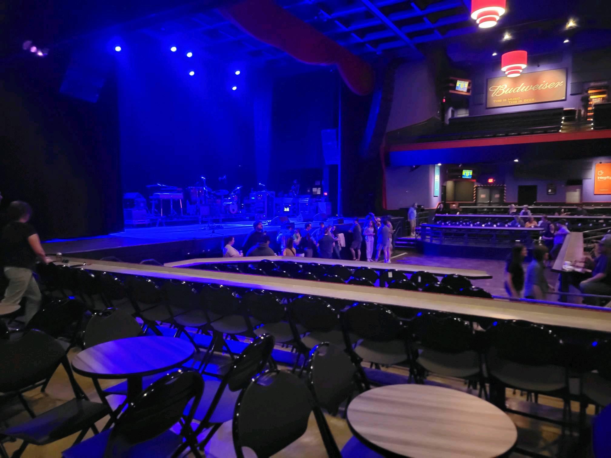 The Pageant Section D Left Row Tables 