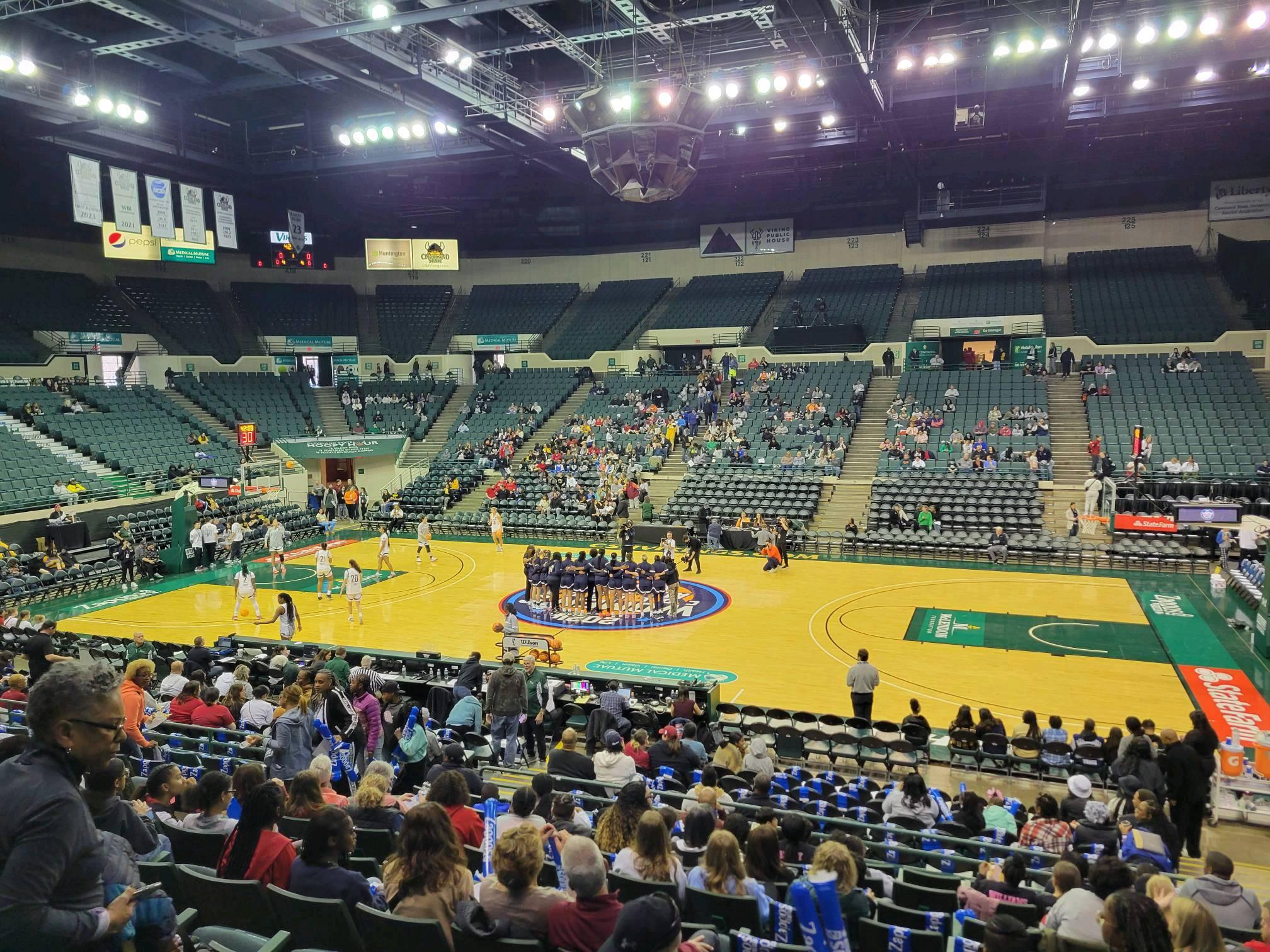 Wolstein Center Section 104 Row L Seat 4