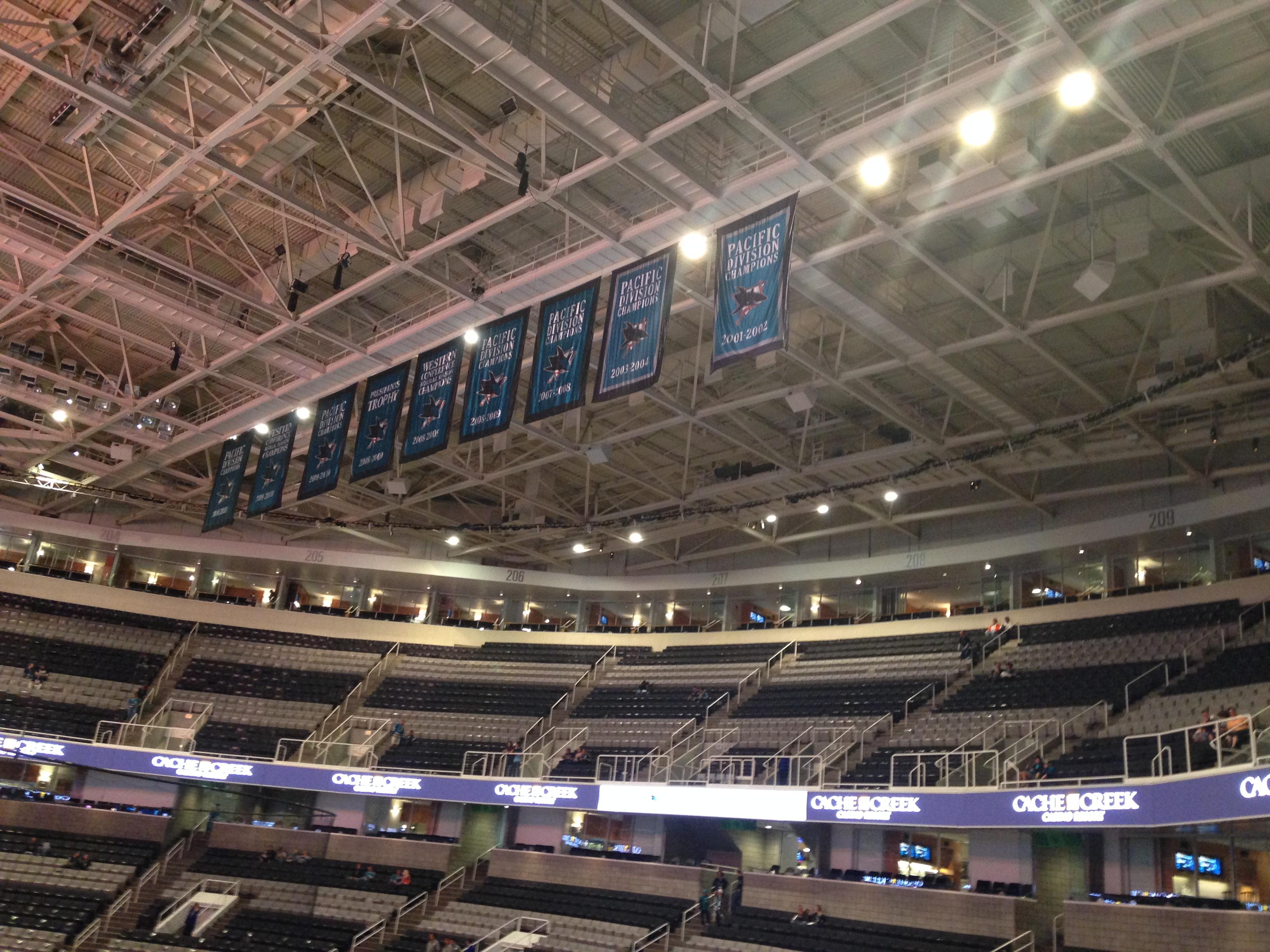 SAP Center Section 114 Row 22 Seat 08