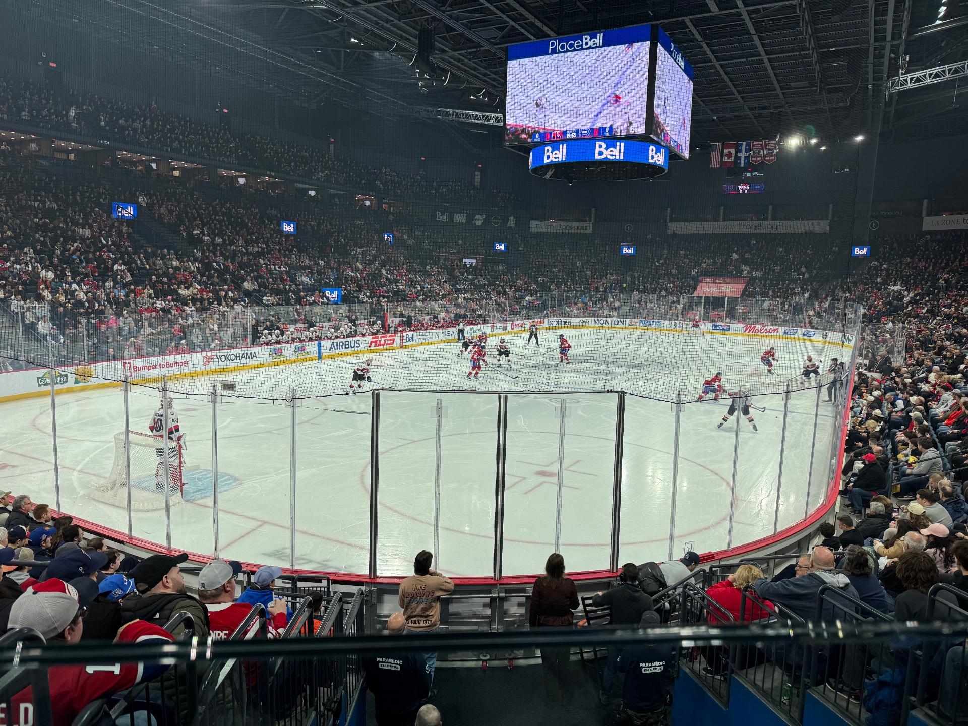 Place Bell Section 112 Row K Seat 12