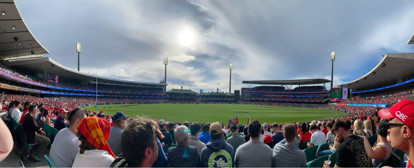 Sydney Cricket Ground Section 13 Row R Seat 21