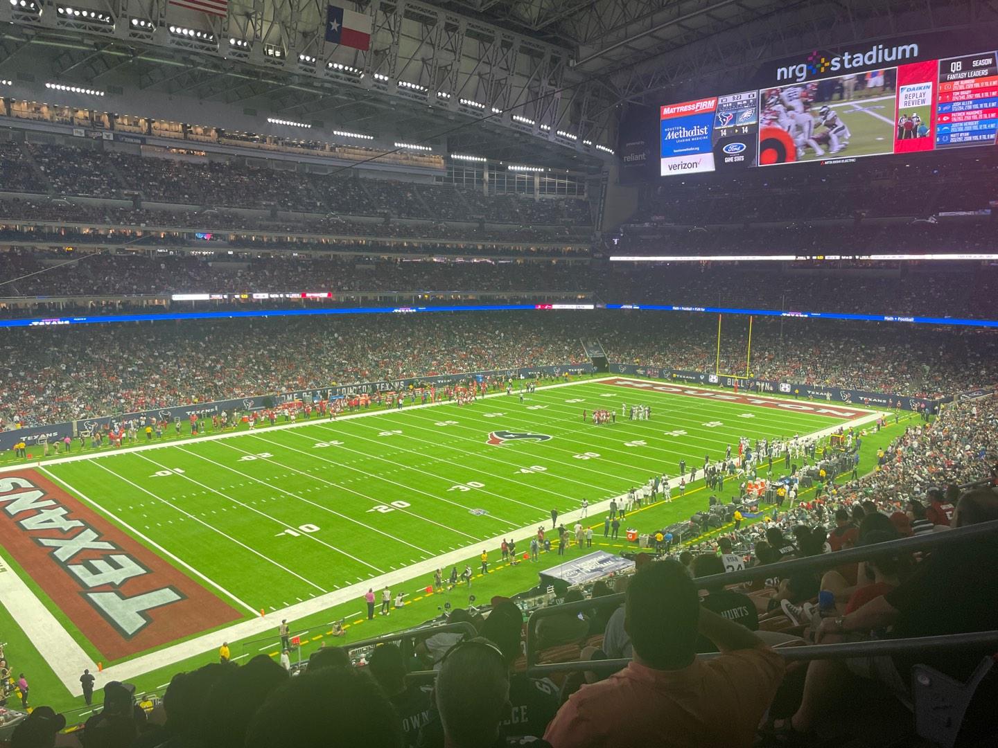 NRG Stadium Section 342 Row R Seat 4