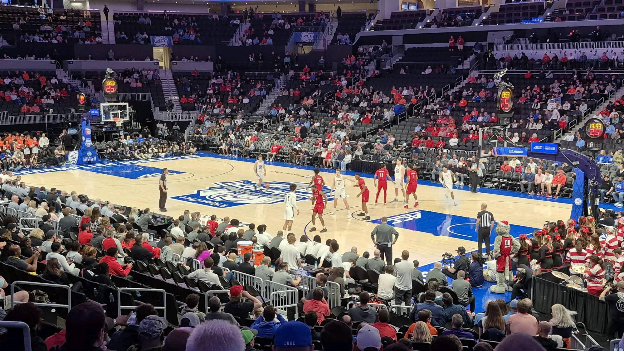 Spectrum Center Section 103 Row R Seat 15