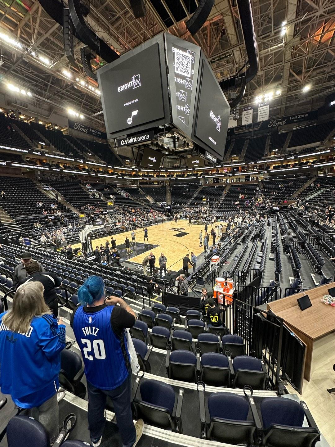 Delta Center Section 12 Row R Seat 4