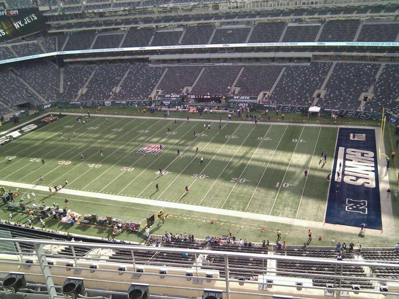 MetLife Stadium Section 310 Row 7 Seat 13
