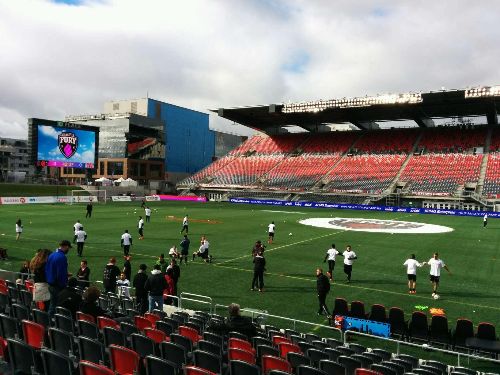 TD Place Stadium Section R Row 13 Seat 9
