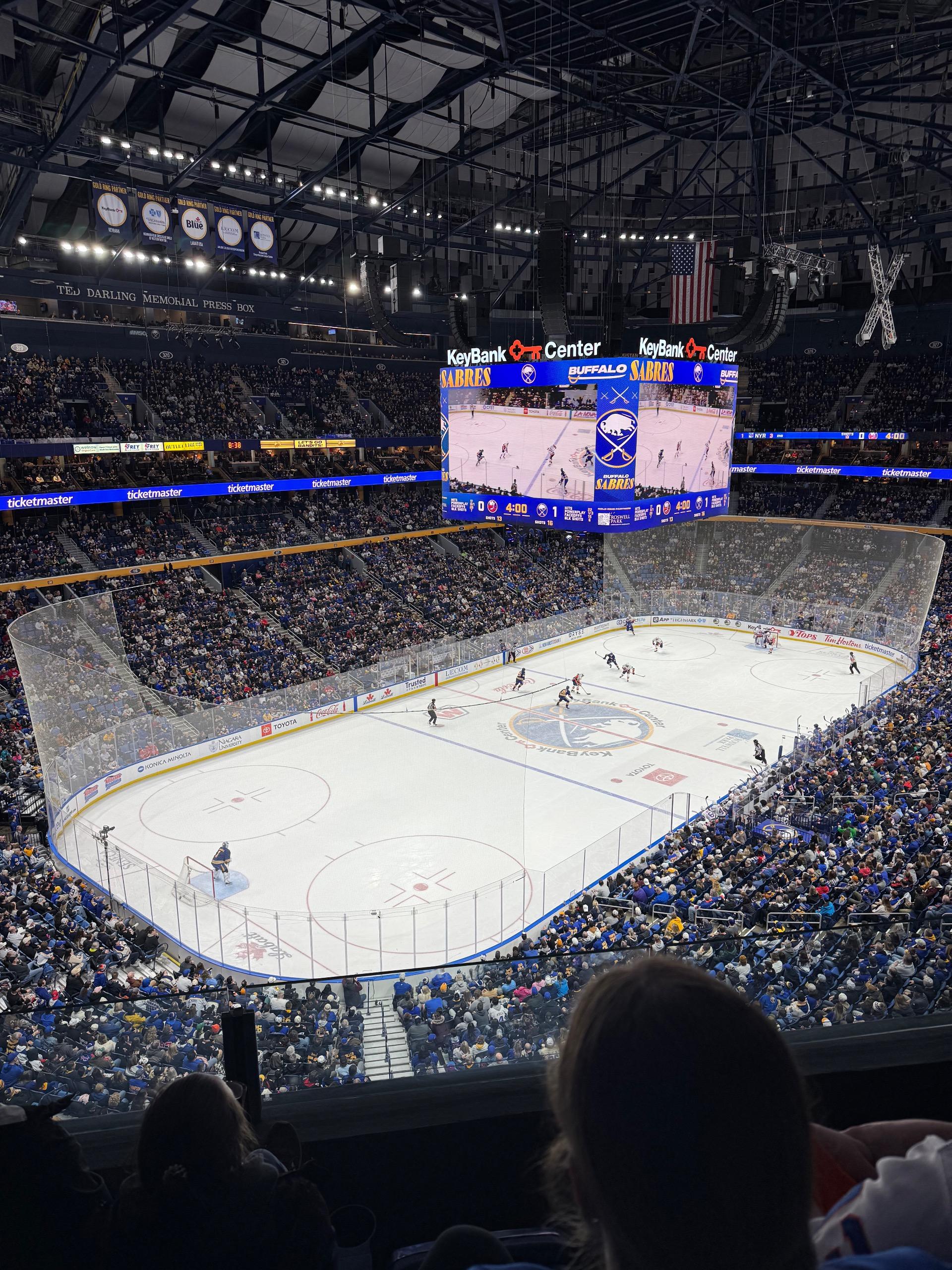 KeyBank Center Section 310 Row 3 Seat 3