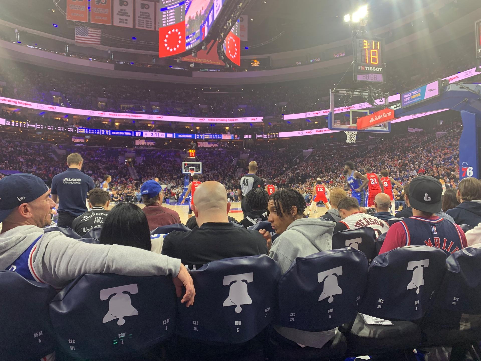 Xfinity Mobile Arena Section R106 Row A Seat 5