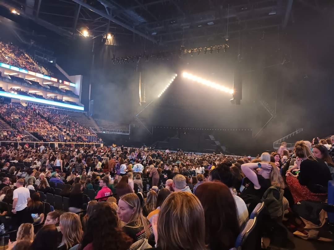 The O2, London Section 110 Row F 