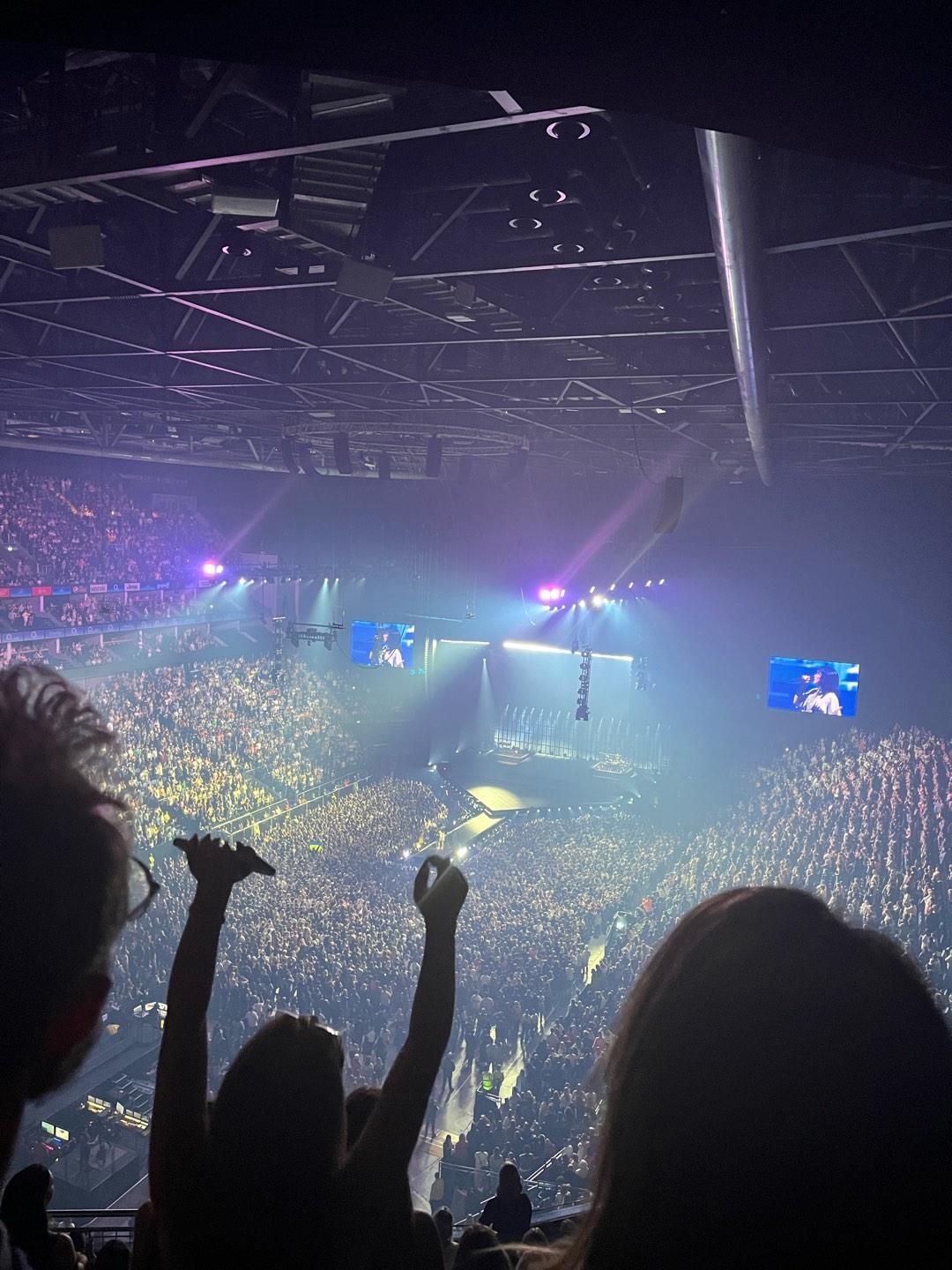 The O2, London Section 415 Row M 